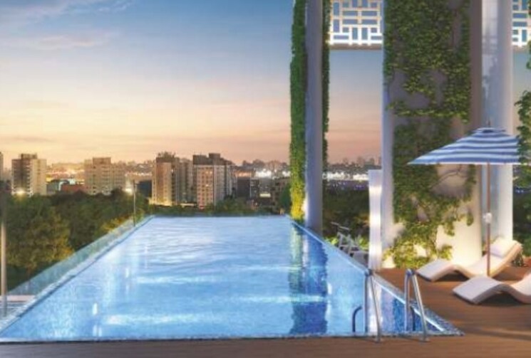 Swimming Pool, bramha-hues-of-sky 4 Bedroom 1901 Sq.Ft. Apartment In Camp Pune 7569045