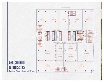 Master Plan in  Office Space at SAS Diamond Towers, Financial District – for Sale