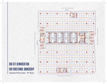 Master Plan in  Office Space at SAS Diamond Towers, Financial District – for Sale