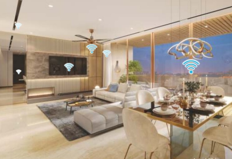 Living Room, bramha-hues-of-sky 2 Bedroom 1110 Sq.Ft. Apartment In Camp Pune 7569148