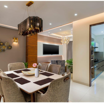 Living Room in 3 BHK Apartment at Motia Blue Ridge, Kishanpura – for Sale