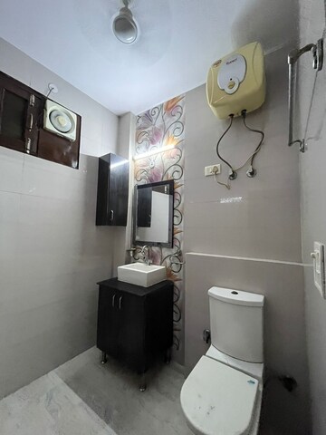 Bathroom in 2 BHK Builder Floor at Lajpat Nagar – for Rent