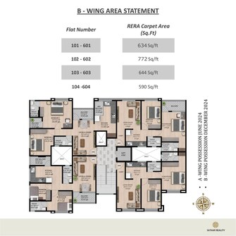 2 BHK Apartment For Resale in SRK Spring Hills Taljai Forest Area Pune  7570890