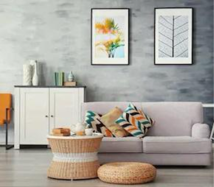 Living Room, ganga-towers 2 Bedroom 1326 Sq.Ft. Apartment In Kamothe Navi Mumbai 7571035