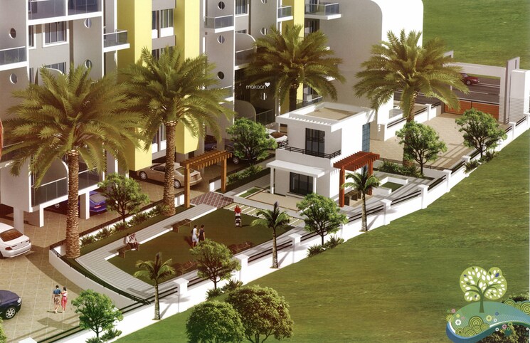 Garden, sonigara-laurel 1 Bedroom 730 Sq.Ft. Apartment In Wakad Pune 7571074
