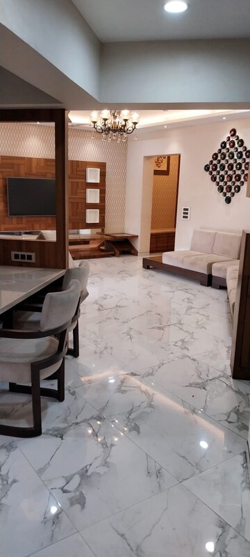 Living Room in 2 BHK Apartment at Hiranandani Rodas Enclave Leona, Ghodbunder Road – for Sale