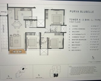 3 BHK Apartment For Resale in Purva Blubelle Magadi Road Bangalore  7572789