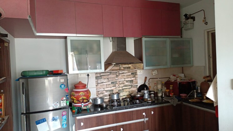 Kitchen, geras-misty-waters 2 Bedroom 804 Sq.Ft. Apartment In Mundhwa Pune 7573127