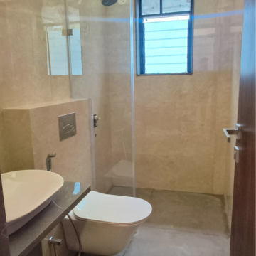 Bathroom in 3.5 BHK Apartment at Baner Bypass Highway – for Sale