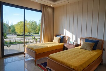 Living Room in 3 BHK Apartment at Pinjore – for Sale