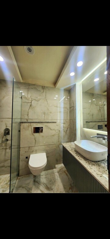 Bathroom in 2 BHK Builder Floor at Chattarpur – for Sale