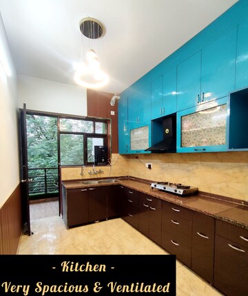 Kitchen in 3 BHK Builder Floor at Sushant Lok 3, Sector 57 – for Sale