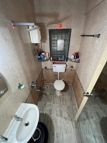 Bathroom in 1 BHK Apartment at Bakul Apartments, Dahisar East – for Sale