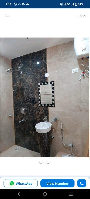 Bathroom in 3 BHK Builder Floor at BPTP Parklands, Sector 76 – for Sale