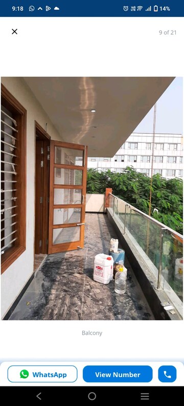 Balcony in 3 BHK Builder Floor at BPTP Parklands, Sector 76 – for Sale
