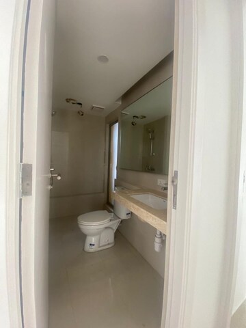 Bathroom in 1 BHK Apartment at Bluebell Apartments, Ghodbunder Road – for Sale