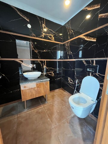 Bathroom in 3 BHK Builder Floor at Palm Residency Chhatarpur, Chattarpur – for Sale