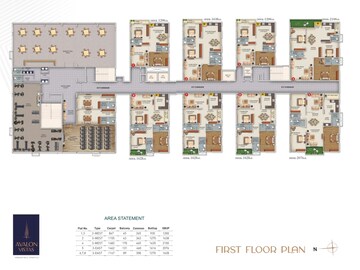 Master Plan in 2 BHK Apartment at Pragathi Nagar – for Sale