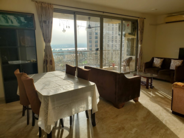 Living Room in 3 BHK Apartment at Hiranandani Estate Rodas Enclave, Hiranandani Estate – for Sale