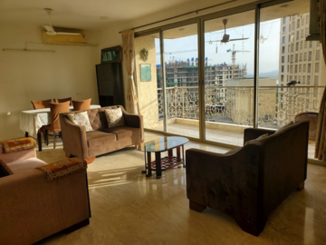 Living Room in 3 BHK Apartment at Hiranandani Estate Rodas Enclave, Hiranandani Estate – for Sale