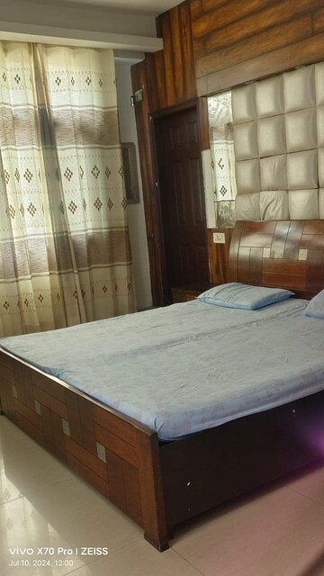 Bedroom in 3 BHK Apartment at Hanumant Bollywood Heights, Dhakoli Village – for Sale