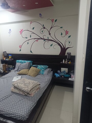 Bedroom in 2 BHK Apartment at Tricity Skyline, Sanpada – for Rent