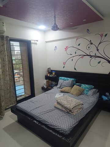 Bedroom in 2 BHK Apartment at Tricity Skyline, Sanpada – for Rent