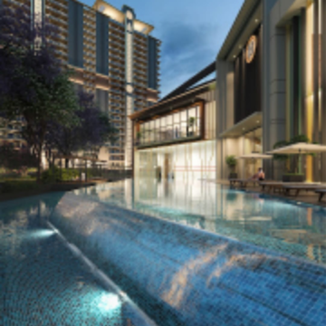 Swimming Pool in 3 BHK Apartment at Patiala Road – for Sale
