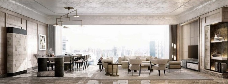 Master Bedroom, rustomjee-crown 4 Bedroom 2500 Sq.Ft. Apartment In Prabhadevi Mumbai 7579307