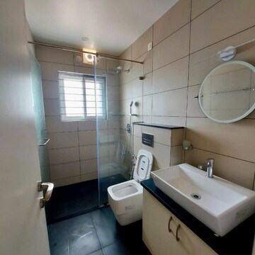 Bathroom in 3 BHK Apartment at Indiranagar – for Rent