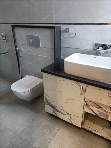 Bathroom in 3 BHK Apartment at Unitech The Villas, Sector 33 – for Sale