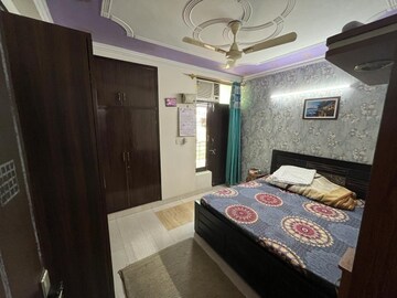 Bedroom in 2 BHK Builder Floor at Palm Residency Chhatarpur, Chattarpur – for Sale