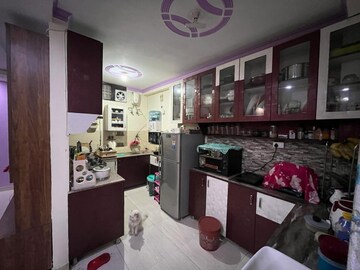 Kitchen in 2 BHK Builder Floor at Palm Residency Chhatarpur, Chattarpur – for Sale
