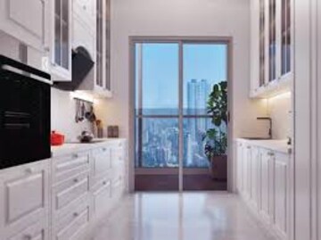 Kitchen in 2 BHK Builder Floor at Thane West – for Sale