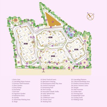 Master Plan in 3 BHK Apartment at ASBL Landmark, Kukatpally – for Sale