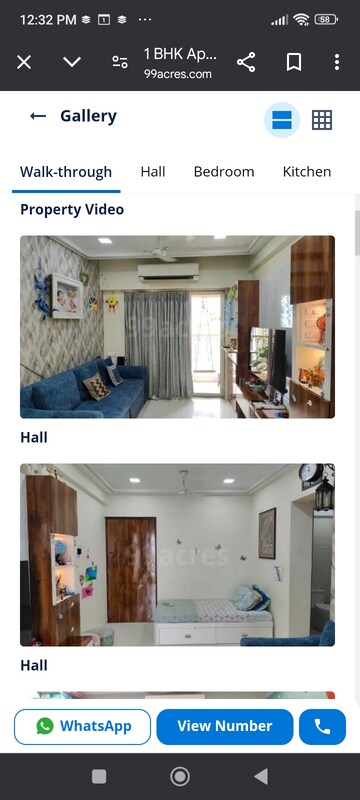 Kitchen in 1 BHK Apartment at Rutu City, Kasarvadavali – for Sale