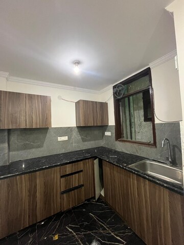 Kitchen in 3 BHK Builder Floor at Palm Residency Chhatarpur, Chattarpur – for Sale