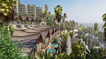 Studio Villa – Exterior View View at Bhutani Acqua Eden, Sancoale - for Sale