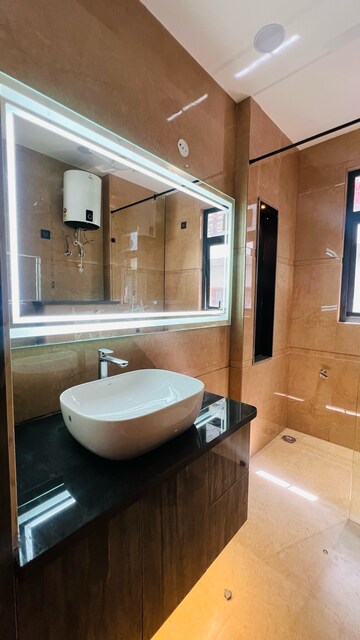 Bathroom in 3 BHK Builder Floor at Ansal Florence Villa, Sushant Lok Iii – for Sale