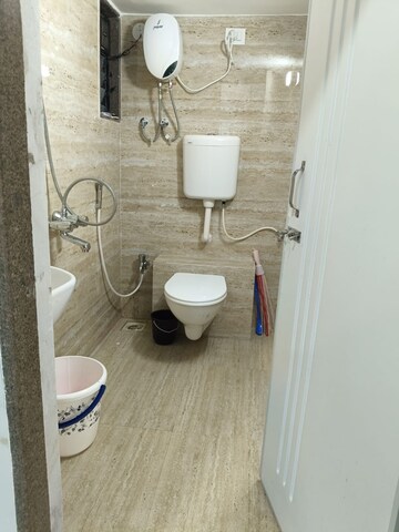 Bathroom in 1 BHK Apartment at Shellproof Gladiolus Tower, Vasai East – for Sale