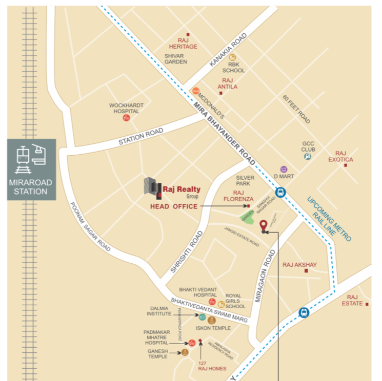 Map Location, shree-shaswat-phase-ii 1 Bedroom 470 Sq.Ft. Apartment In Pleasant Park Thane 7588006
