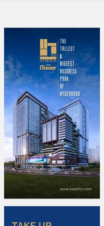  Office Space in IT/SEZ – Exterior View View at SAS iTower, Nanakramguda - for Sale