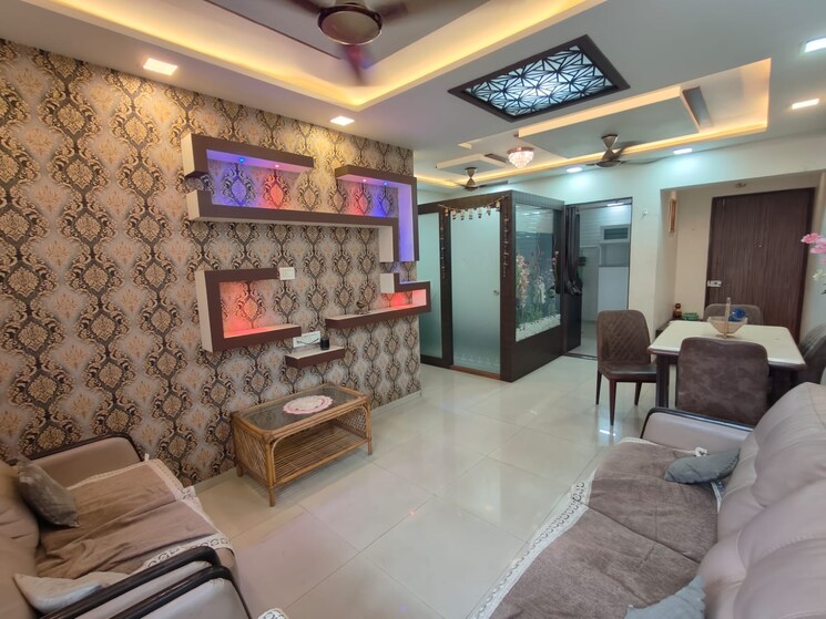 Living Room, mahalaxmi-tower-kasarvadavali 2 Bedroom 700 Sq.Ft. Apartment In Kasarvadavali Thane 7588428