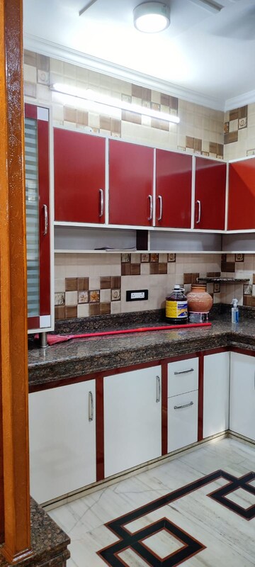 Kitchen in 3 BHK Builder Floor at BPTP Park Central, Sector 85 – for Sale