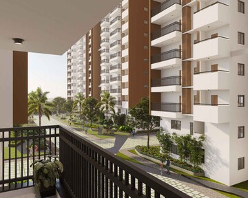 Balcony in 3.5 BHK Apartment at Praneeth Pranav Ixora, Hydernagar – for Sale