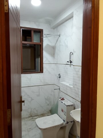 Bathroom in 3 BHK Builder Floor at Chattarpur – for Sale