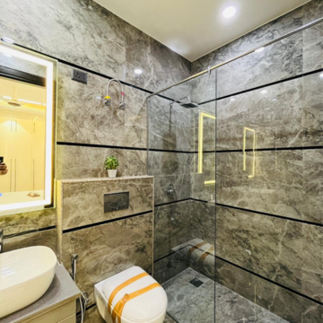 Bathroom in 3 BHK Builder Floor at Sector 63a – for Sale