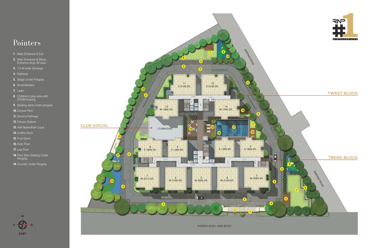 Master Plan, rnp-1 3 Bedroom 1590 Sq.Ft. Apartment In Kondapur Hyderabad 7590014