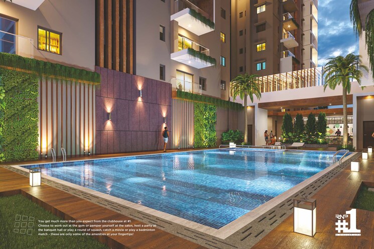 Swimming Pool, rnp-1 3 Bedroom 1590 Sq.Ft. Apartment In Kondapur Hyderabad 7590014