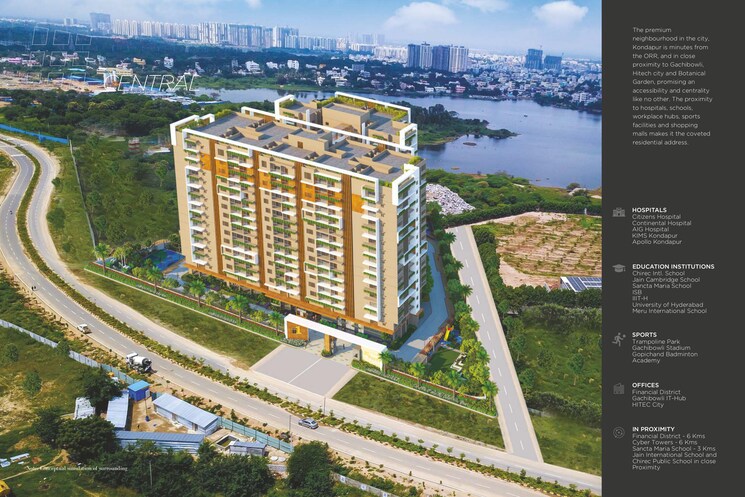Exterior View, rnp-1 3 Bedroom 1590 Sq.Ft. Apartment In Kondapur Hyderabad 7590014